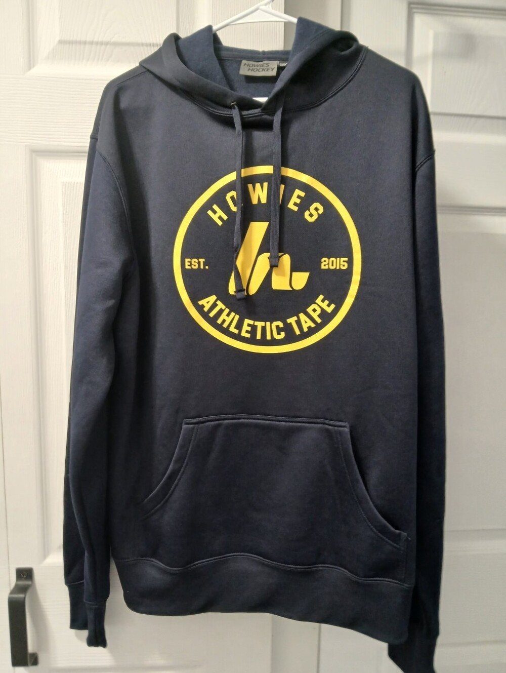 Homie Navy Crewneck Hoodie with Yellow Logo